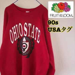 チャンピオン(Champion)の80s USA製　fruits of the room スウェット トレーナー(スウェット)