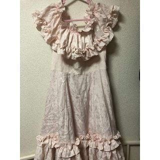 アンジェリックプリティー(Angelic Pretty)のロリィタ　薔薇柄ワンピース♡ 美品　ローズ(ひざ丈ワンピース)