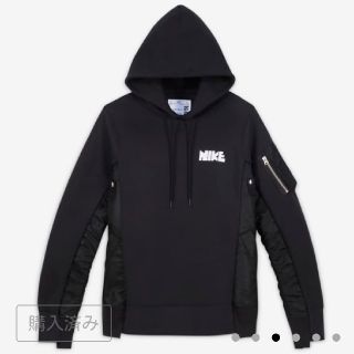 サカイ(sacai)のNIKE✕sacai フーディー パーカー 　新品未使用　人気サイズS(パーカー)