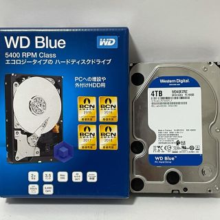 ウエスタンデジタル　4TB HDD 使用時間少