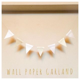 □WALL PAPER GARLAND□(インテリア雑貨)