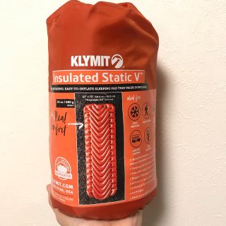 サーマレスト(THERMAREST)のklymit Insulated Static V  インフレータブルマット(寝袋/寝具)