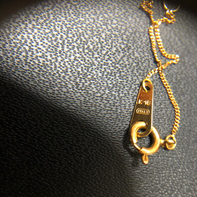 値下げ　k18 ネックレス レディースのアクセサリー(ネックレス)の商品写真