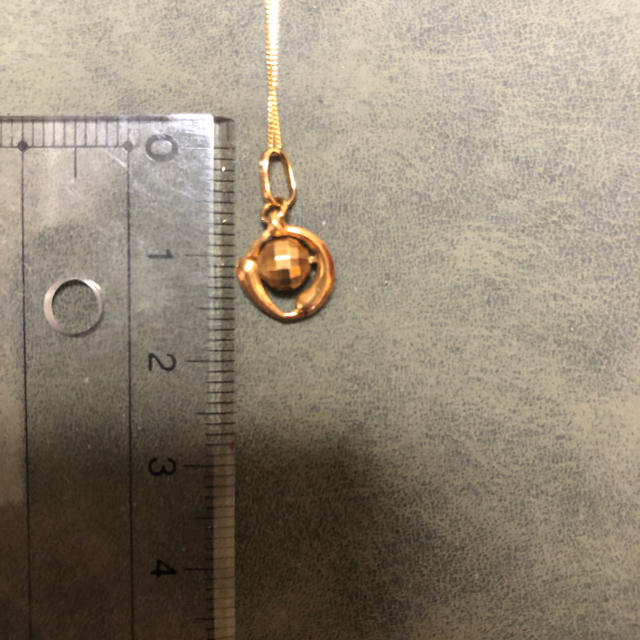 値下げ　k18 ネックレス レディースのアクセサリー(ネックレス)の商品写真