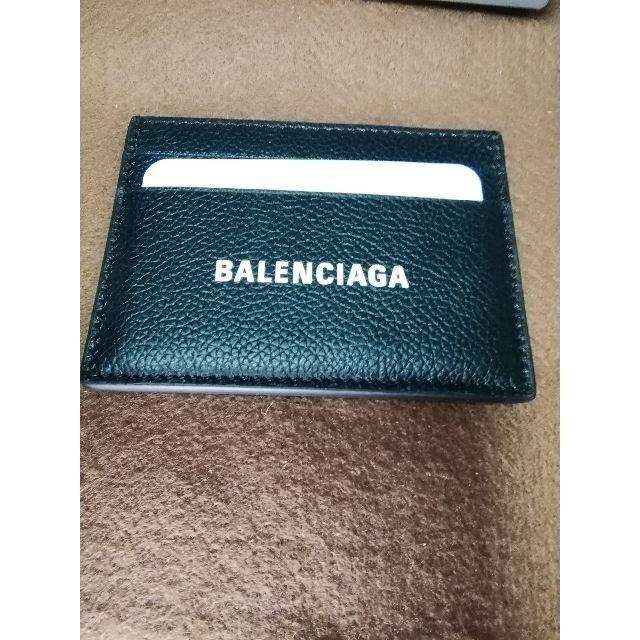 Balenciaga(バレンシアガ)の◆新品◆ BALENCIAGA レザー ロゴ カード ホルダー メンズのファッション小物(名刺入れ/定期入れ)の商品写真