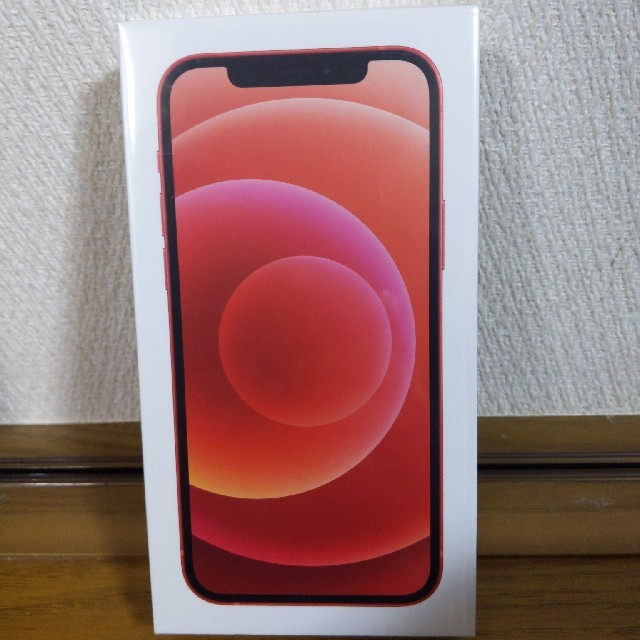 iPhone - 【新品未使用】iPhone12　64GB　赤　レッド　新型　SIMロック解除済