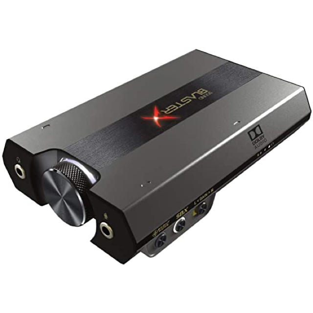 スマホ/家電/カメラBlasterX G6 ハイレゾ対応 ゲーミングサウンドカード PC PS4