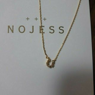 ノジェス(NOJESS)のノジェス　ホースシューモチーフネックレス　18k　　アガット好きな方にも(ネックレス)