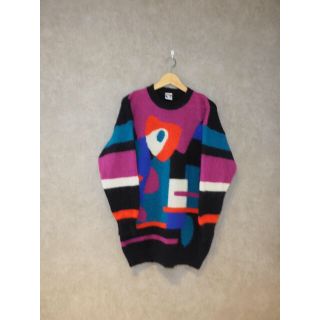 クージー(COOGI)の80’s mohair design knit(ニット/セーター)