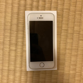 アップル(Apple)のiPhone SE 64G Sim フリー　シルバー本体(スマートフォン本体)