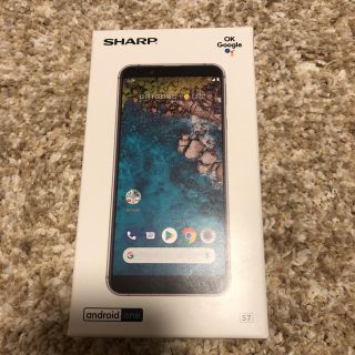 シャープ(SHARP)のAndroid One S7 シルバー 32 GB SHARP(スマートフォン本体)