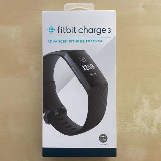 Fitbit CHARGE3 ブラック(トレーニング用品)