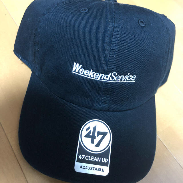 weekend service キャップ　cap ブラック