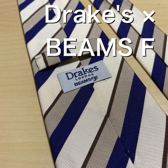 【極美品】Drake's﻿×BEAMS F レジメンタル ネクタイ