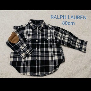 ポロラルフローレン(POLO RALPH LAUREN)のラルフローレン 長袖チェックシャツ 80cm(シャツ/カットソー)