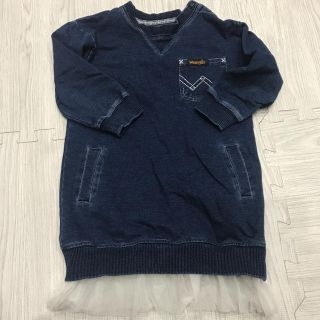 ラングラー(Wrangler)のラングラー　チュール付きワンピース(ワンピース)