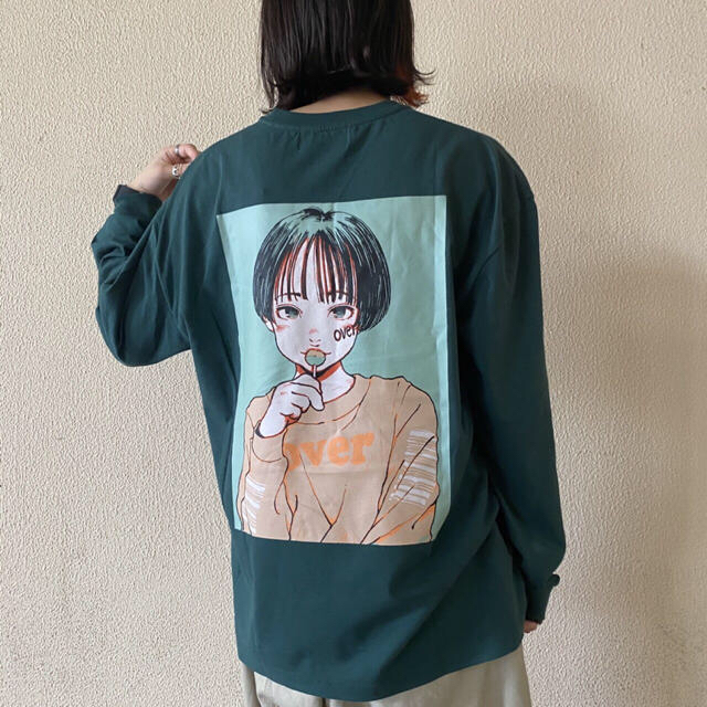 overprint ロンT CANDY LS Tee (green)