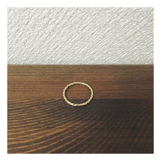 フラワー(flower)の🌿 gold ring 🌿(リング(指輪))