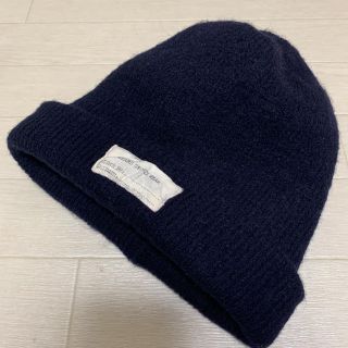 ビームス(BEAMS)のBEAMS 日本製 ニット帽 ニットキャップ ウール100% キッズサイズ(帽子)