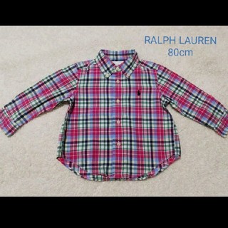 ポロラルフローレン(POLO RALPH LAUREN)のラルフローレン チェックシャツ 80cm(シャツ/カットソー)