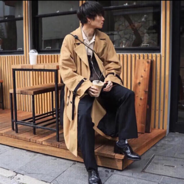 ryo takashima トレンチコート レイヤード オーバーサイズ コート
