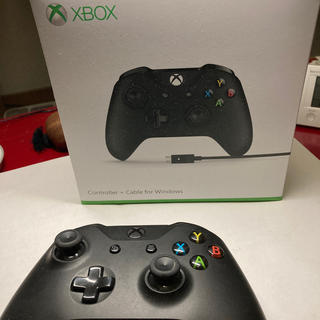 エックスボックス360(Xbox360)のXboxコントローラー【有線】コードなし 黒色(その他)