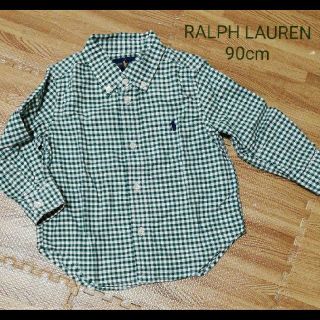 ポロラルフローレン(POLO RALPH LAUREN)の美品 ラルフローレン チェックシャツ 90cm(ブラウス)