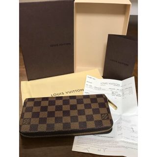 ルイヴィトン(LOUIS VUITTON)の【超美品】 ルイヴィトン ダミエ 長財布 ジッピーウォレット(財布)