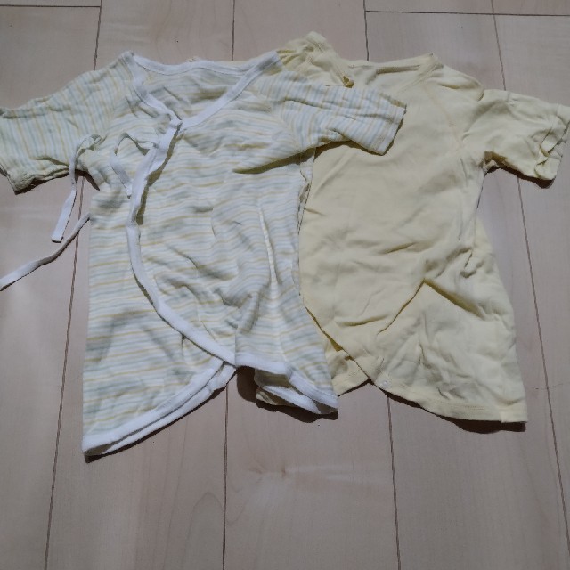 西松屋(ニシマツヤ)の50〜60サイズ　肌着4点セット キッズ/ベビー/マタニティのベビー服(~85cm)(肌着/下着)の商品写真