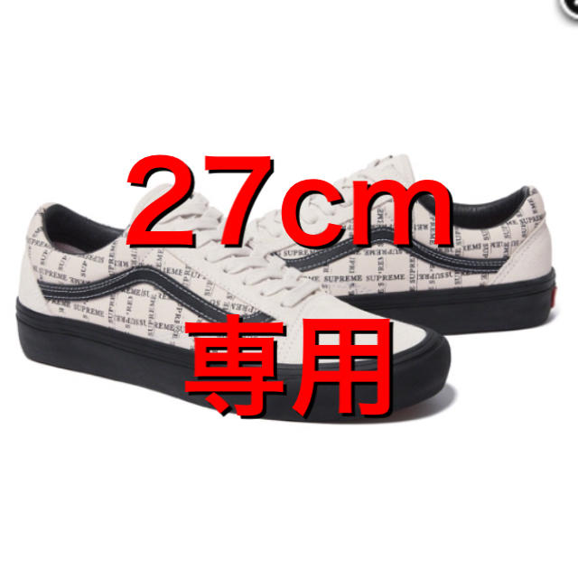 靴/シューズsupreme vans