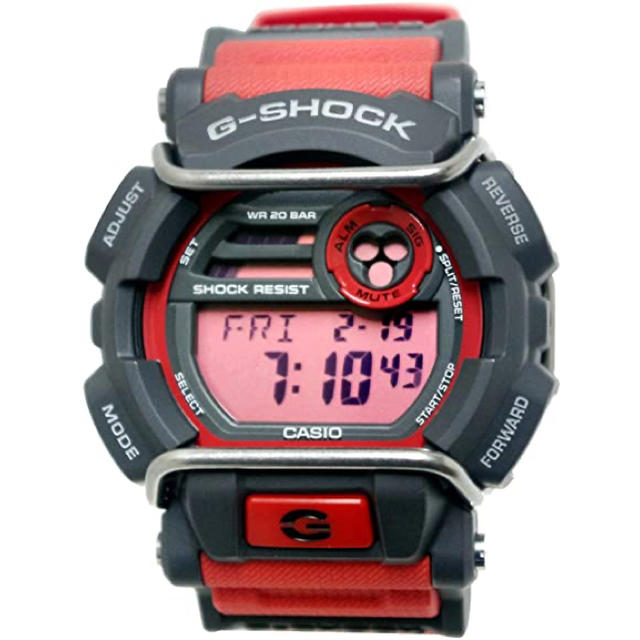 Casio G-Shock 標準デジタルラグジュアリー腕時計　レッド