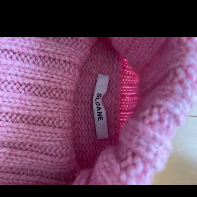 SLONE スローン ピンク ジーロンラム✖️カシミヤタートルネック レディースのトップス(ニット/セーター)の商品写真