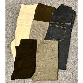 ユニクロ(UNIQLO)のユニクロ⭐︎無印良品⭐︎マタニティーパンツ&スパッツ5着セット(マタニティボトムス)