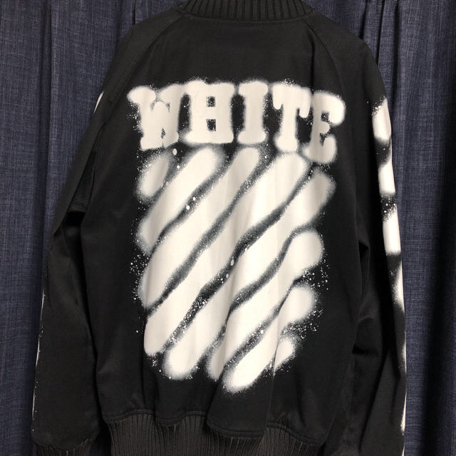 offwhiteスタジャン　パーカー supreme chromehearts