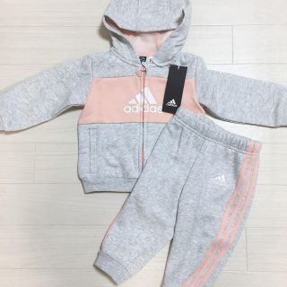 アディダス(adidas)のadidas キッズジャージ　セットアップ　新品未使用　75cm(トレーナー)