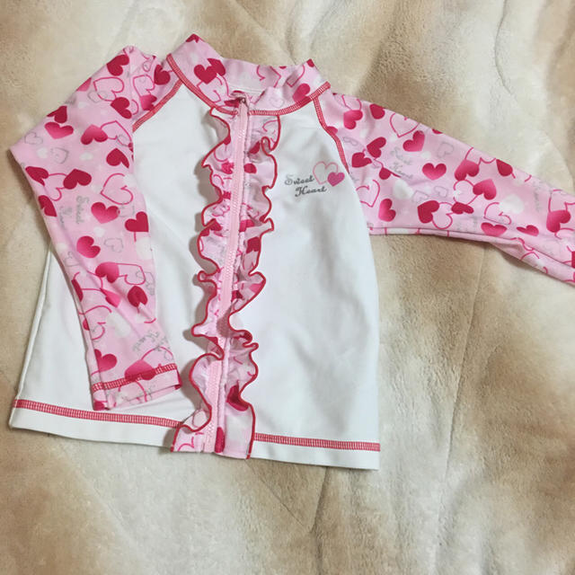 キッズ水着ラッシュガード☆ キッズ/ベビー/マタニティのキッズ服女の子用(90cm~)(水着)の商品写真