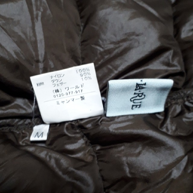 SHOO・LA・RUE(シューラルー)のみゆぽん様専用　ダウンコート　ブラウン　レディース レディースのジャケット/アウター(ダウンコート)の商品写真