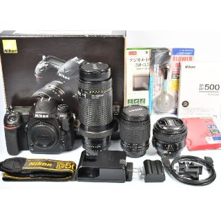 Nikon D500 標準&望遠&単焦点トリプルレンズセット