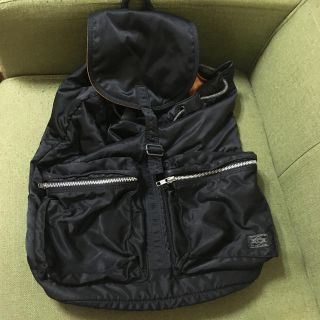 ポーター(PORTER)のポーター　リュックサック　ディパック　タンカー　黒　吉田鞄　一澤(バッグパック/リュック)
