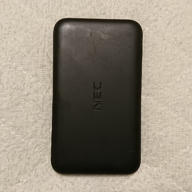 NEC(エヌイーシー)のAterm MR03LN モバイルWiFiルーター ジャンク扱いで！ スマホ/家電/カメラのスマートフォン/携帯電話(その他)の商品写真