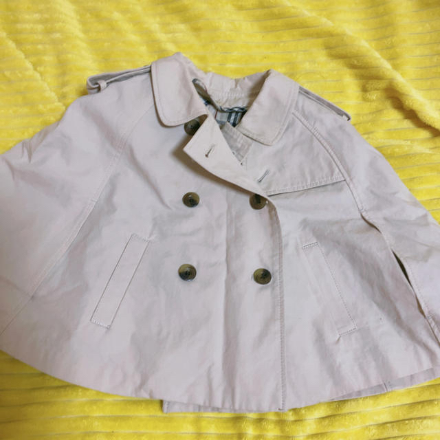 BURBERRY(バーバリー)のバーバリー　ポンチョコート　日本製　 キッズ/ベビー/マタニティのキッズ服女の子用(90cm~)(コート)の商品写真