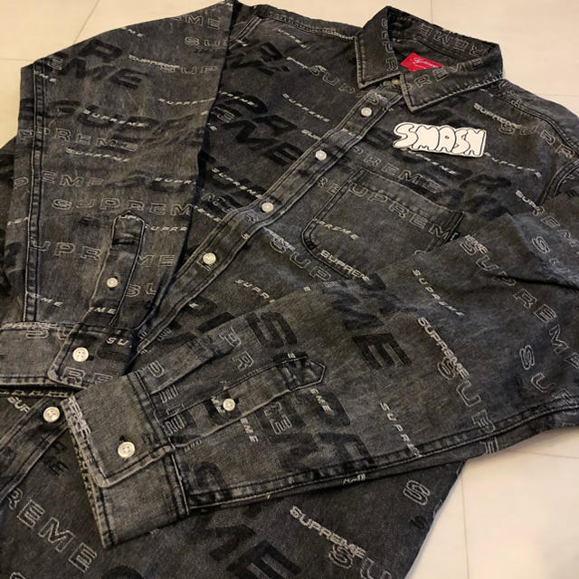 Supreme Dimensions Logo Denim Shirt