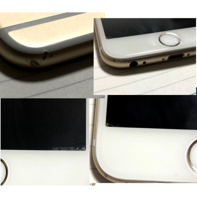 iPhone6s 64GB ゴールド ホームボタン不調スマートフォン本体