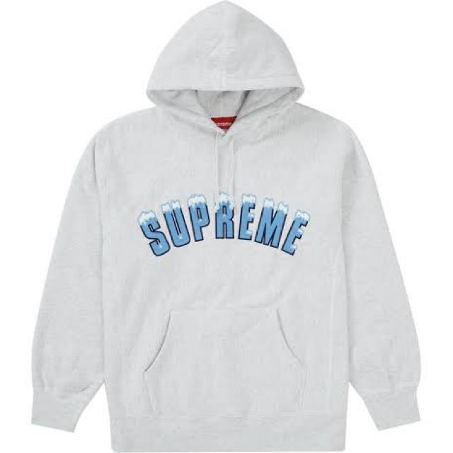 icy arc hooded sweatshirt サイズL グレー