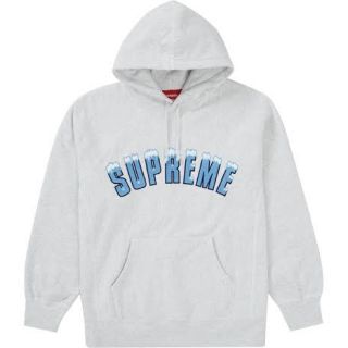 シュプリーム(Supreme)のicy arc hooded sweatshirt サイズL グレー(パーカー)