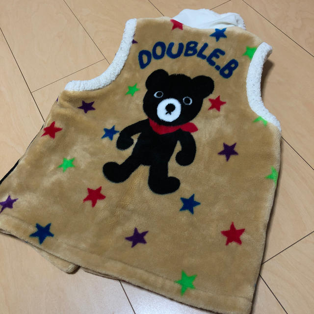 DOUBLE.B(ダブルビー)のDOUBLE.B ベスト 100~110 にな様 キッズ/ベビー/マタニティのキッズ服男の子用(90cm~)(ジャケット/上着)の商品写真