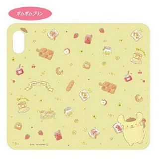 ポムポムプリン(ポムポムプリン)のポムポムプリン iPhoneXR フリップカバー 手帳型(iPhoneケース)