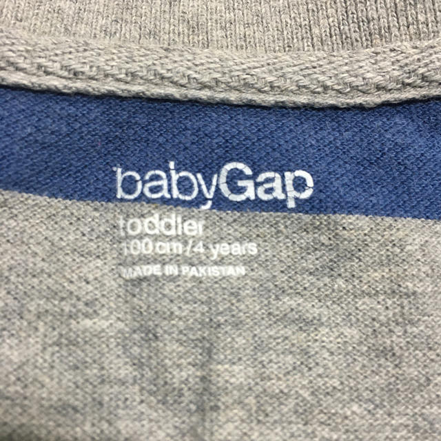 babyGAP(ベビーギャップ)の半袖ポロシャツ　100㎝　半袖Tシャツのおまけ付き キッズ/ベビー/マタニティのキッズ服男の子用(90cm~)(Tシャツ/カットソー)の商品写真