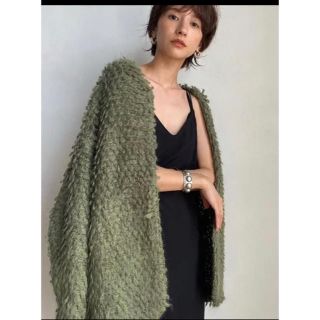 ステュディオス(STUDIOUS)のCLANE MOHAIR LOOP BULKY KNIT CARDIGAN(ニット/セーター)