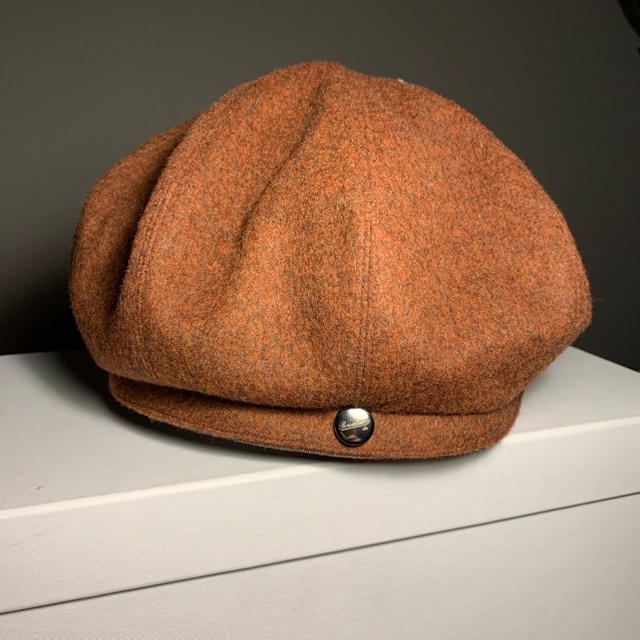 Borsalino(ボルサリーノ)のボルサリーノ 日本製 ベレー帽 キャスケット ブラウン ベージュ メンズの帽子(ハンチング/ベレー帽)の商品写真